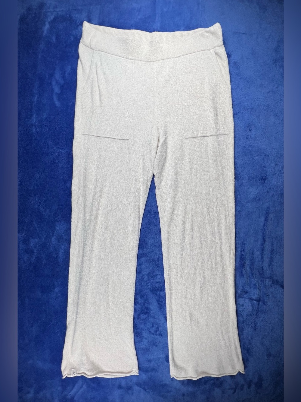 Barefoot Dreams Cozychic UltraLite Wide Leg Lounge Crop Pants Womens Medium EUC!